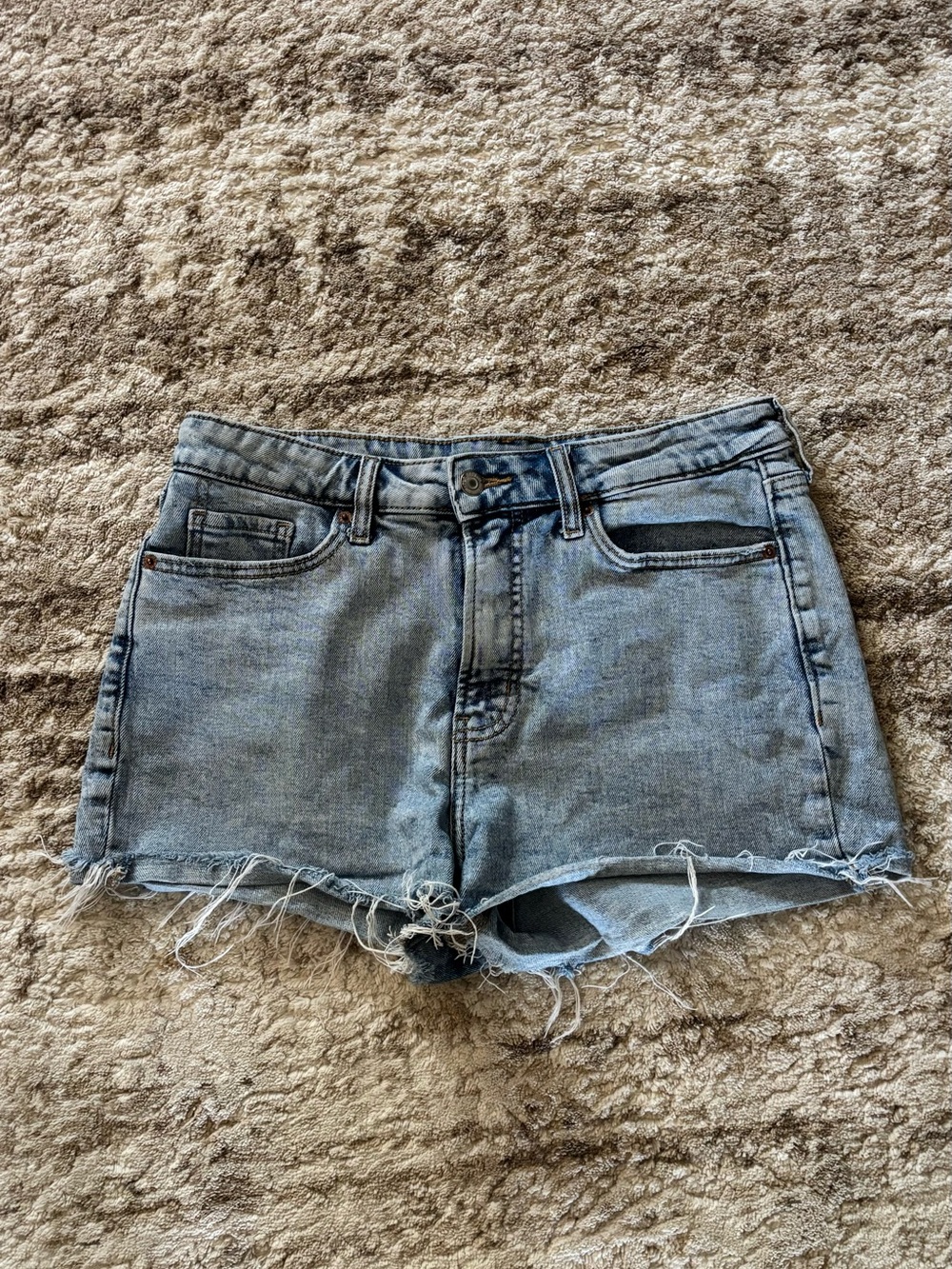 Light Blue Denim Women's Cutoff Shorts old navy